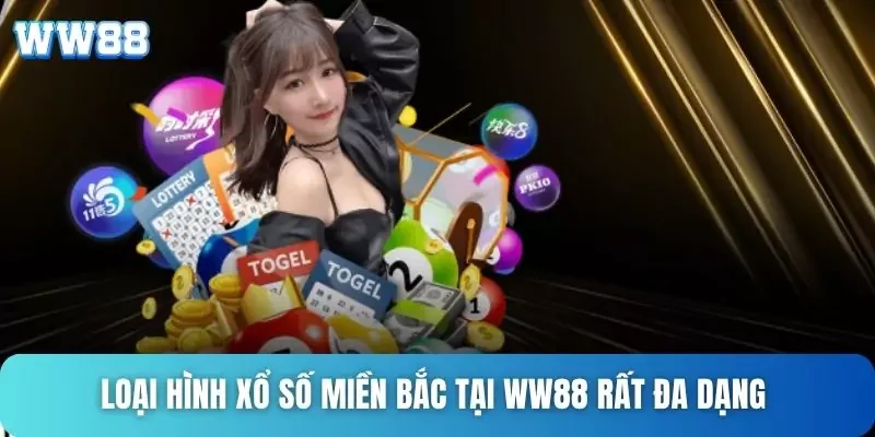 Loại hình xổ số miền Bắc tại WW88 rất đa dạng Loại hình xổ số miền Bắc tại WW88 rất đa dạng