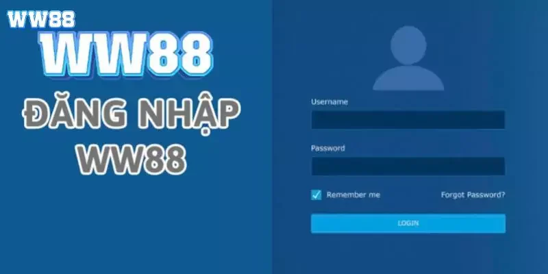 Đăng nhập WW88 - Hướng dẫn login WW88 chi tiết 2 Giao diện “Đăng nhập” tài khoản cá cược WW88