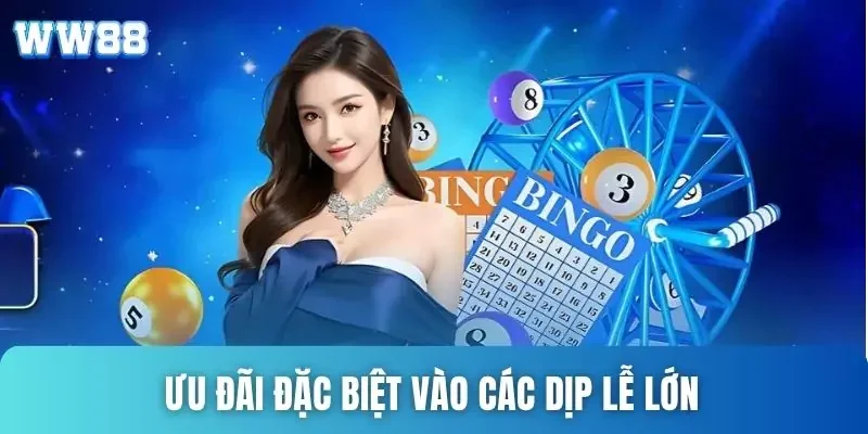 Khuyến mãi WW88 - Chơi vui, nhận muôn vàn quà tặng mỗi ngày 2 Ưu đãi đặc biệt vào các dịp lễ lớn