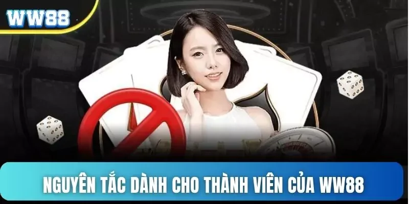 Miễn trừ trách nhiệm - Các quy định tại WW88 hội viên cần nắm 1 Nguyên tắc dành cho thành viên của WW88
